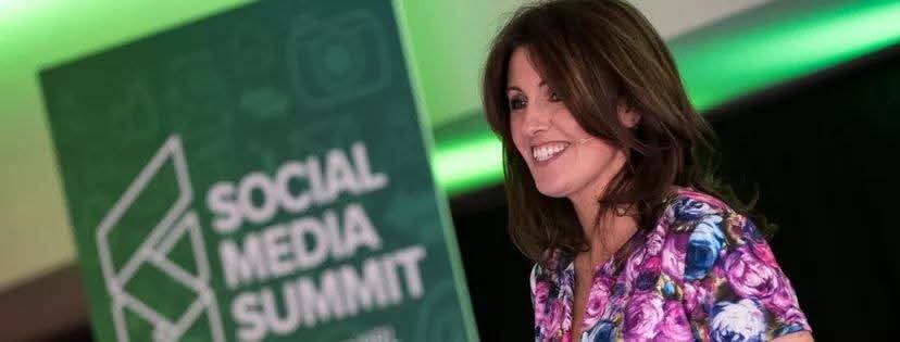 Louise McDonnell at a marketing summit